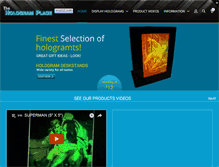 Tablet Screenshot of hologramplace.com